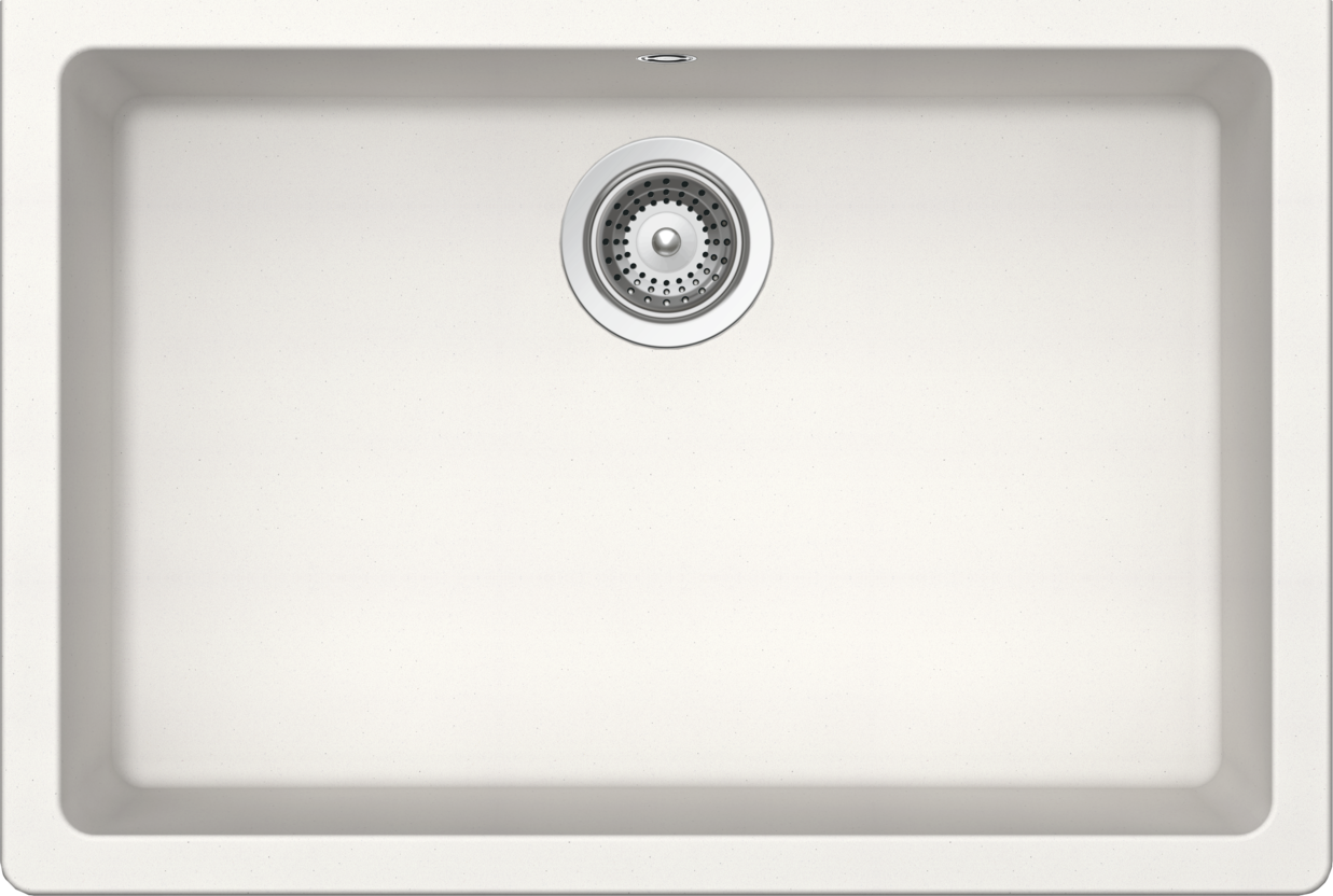 Kitchen Sink Galaxy N-100LY White (Polaris) CRISTADUR®