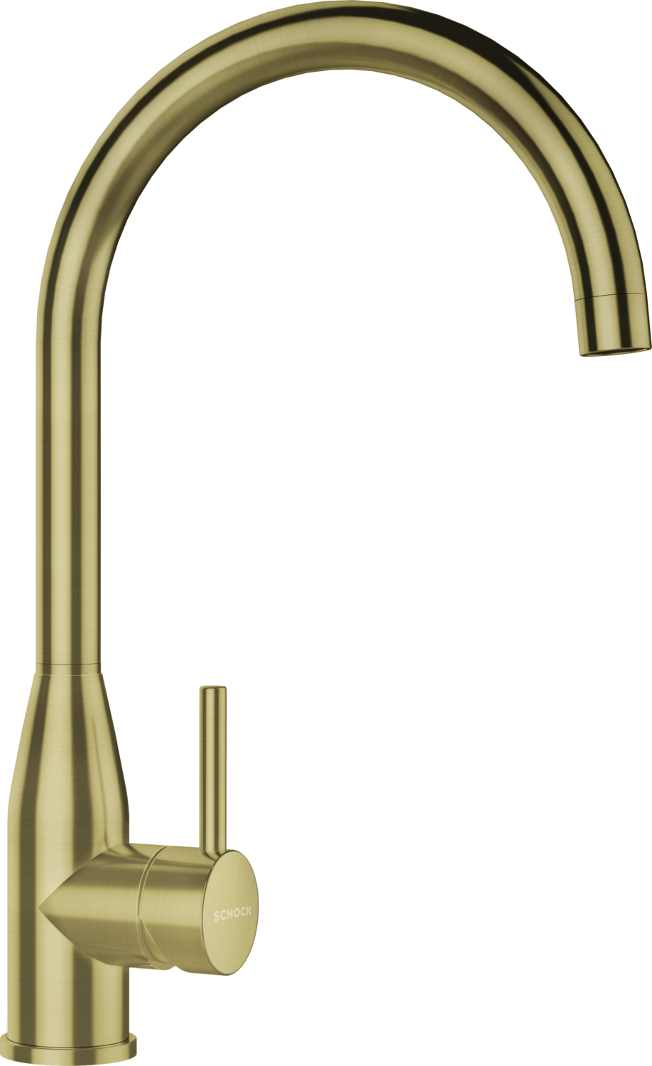 Kitchen Tap Kavus White Gold gooseneck Fix
