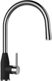 Kitchen Tap Kavus Nero gooseneck Pull-out