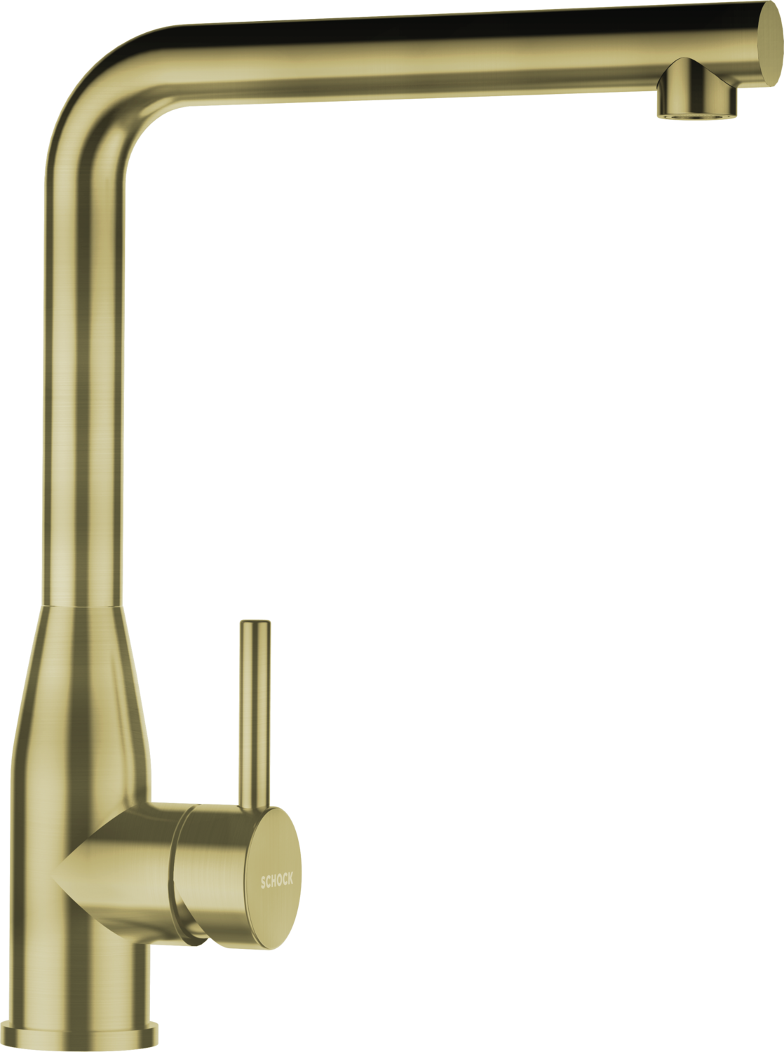 Kitchen Tap Keto White Gold L-Form Fix
