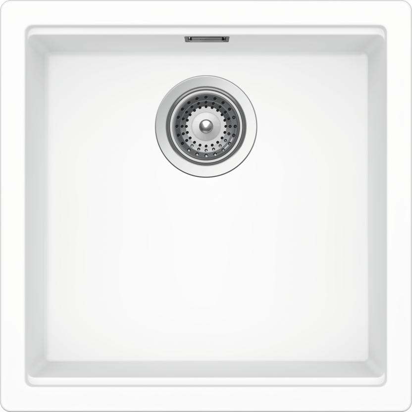 Kitchen Sink Kiruna N-100 White (Day) CRISTADUR®