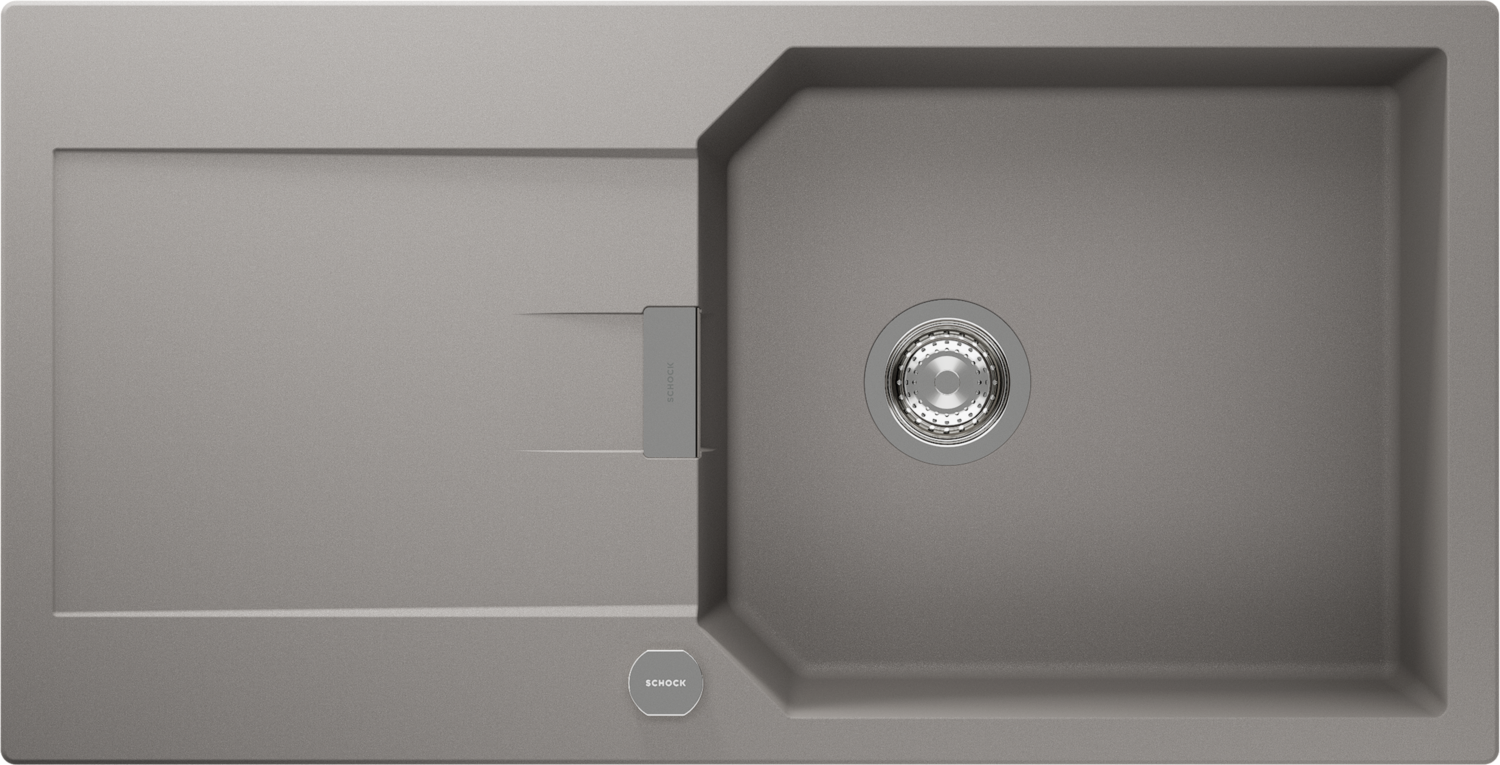 Kitchen Sink Manhattan D-100L Grey (Concrete) CRISTALITE®