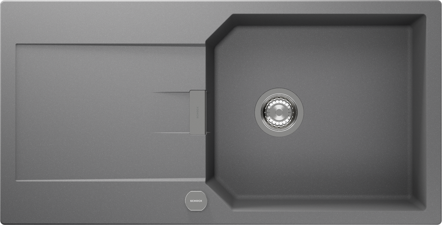 Küchenspüle Manhattan D-100L Grau (Croma) CRISTALITE®