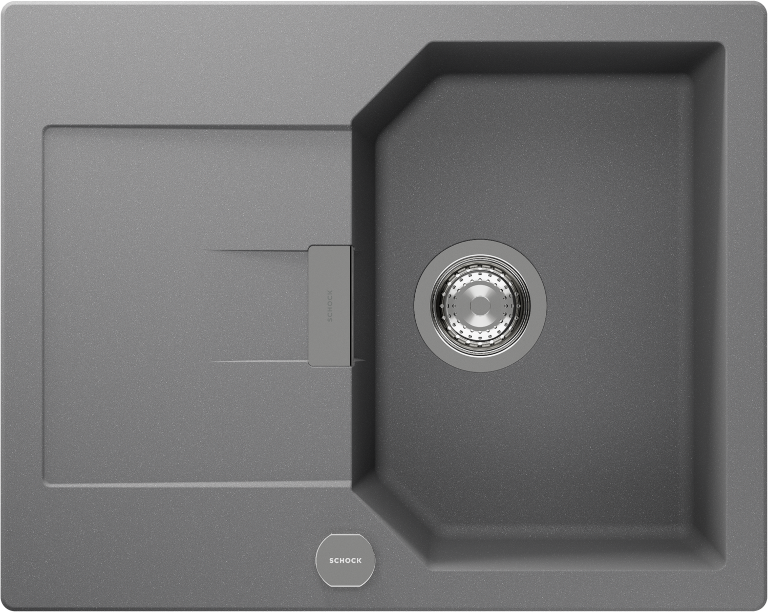 Dřezy Manhattan D-100XS šedý tón (Croma) CRISTALITE®