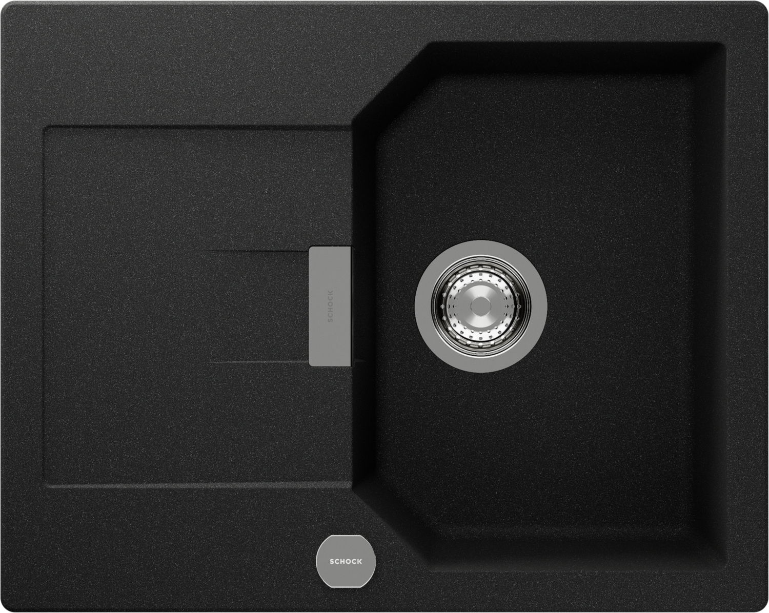 Kitchen Sink Manhattan D-100XS Black (Onyx) CRISTALITE®