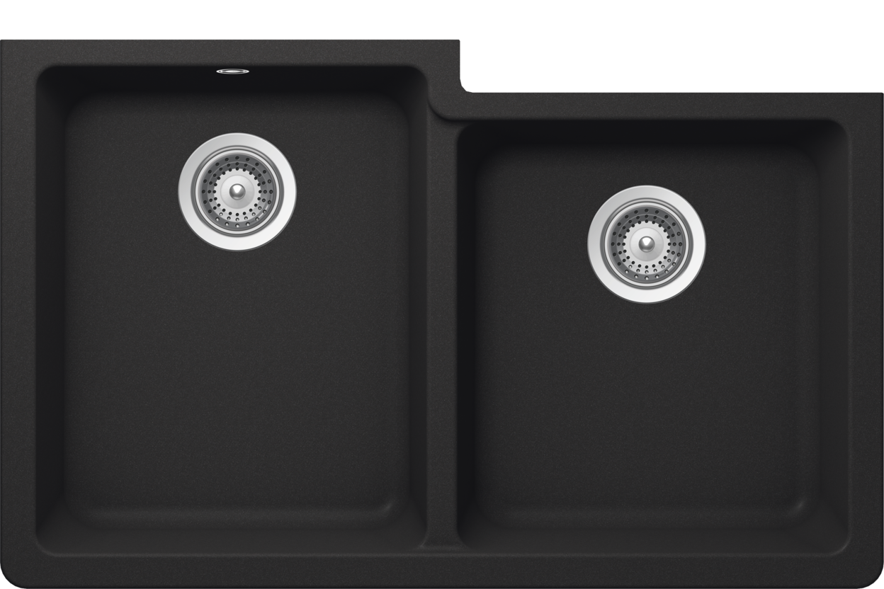 Kitchen Sink Madison N-175Y Black (Onyx) CRISTALITE®