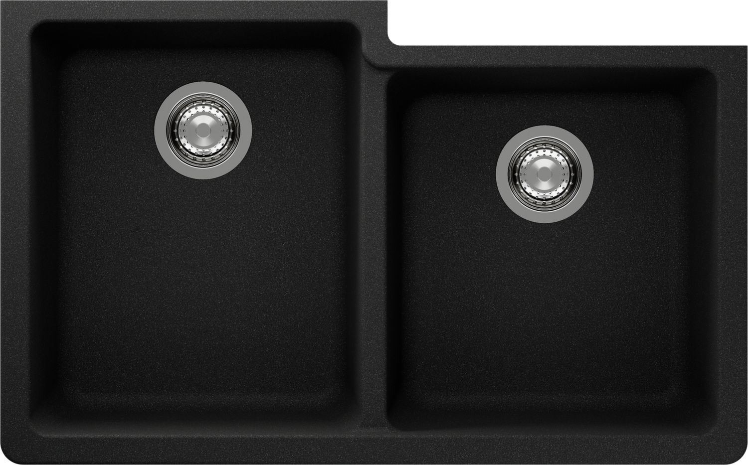 Kitchen Sink Madison N-175Y Black (Onyx) CRISTALITE®