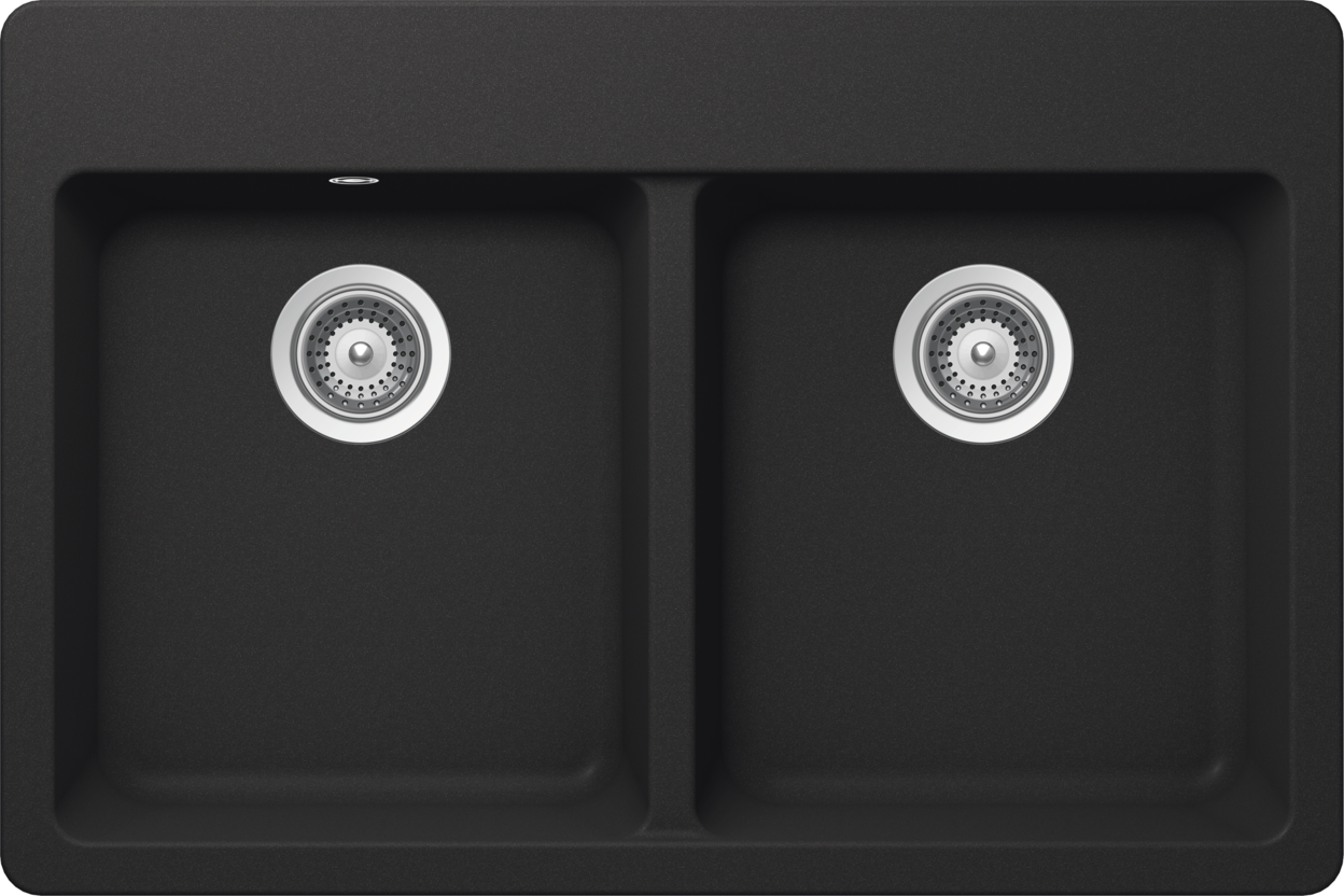 Kitchen Sink Madison N-200 Black (Onyx) CRISTALITE®