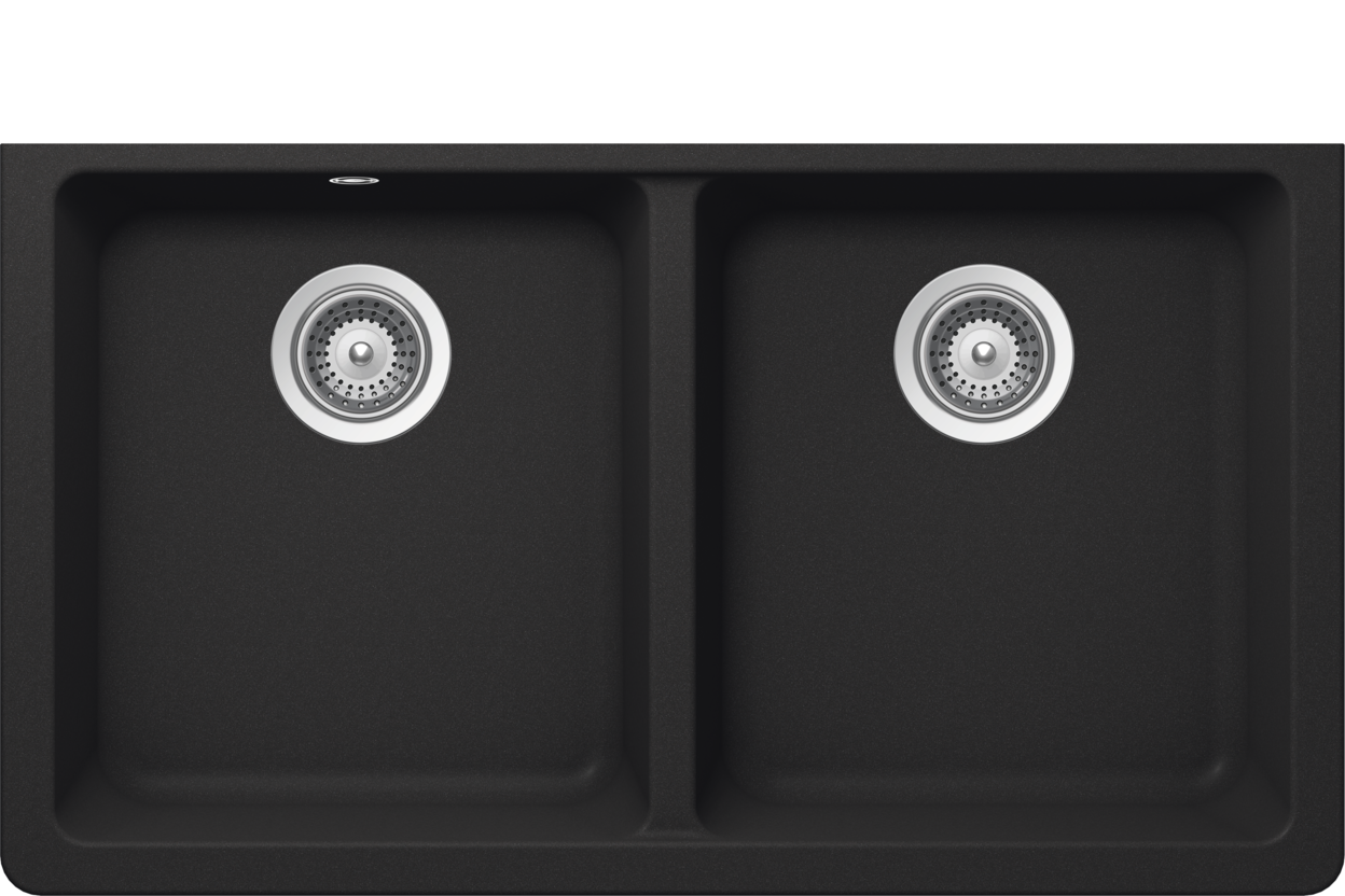 Kitchen Sink Madison N-200Y Black (Onyx) CRISTALITE®