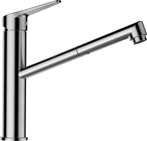 Kitchen Tap Metis Stainless Steel Look Classic Pull-out