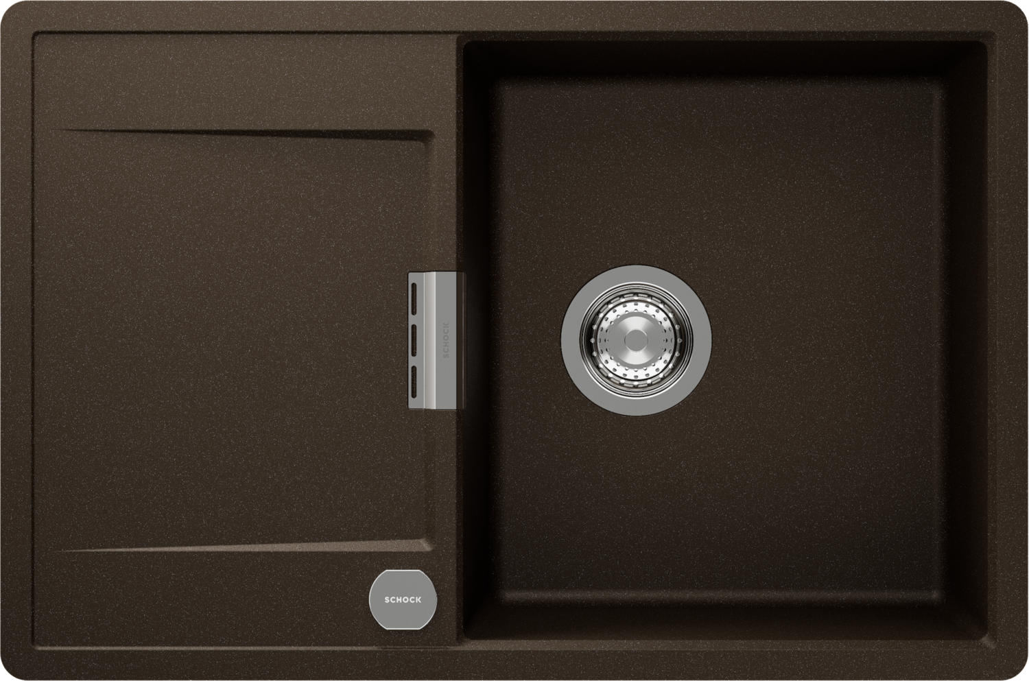 Kitchen Sink Mono D-100 Brown (Bronze) CRISTADUR®