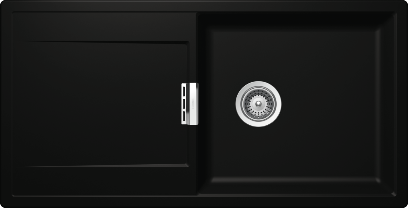 Kitchen Sink Mono D-100L Black (Night) CRISTADUR®