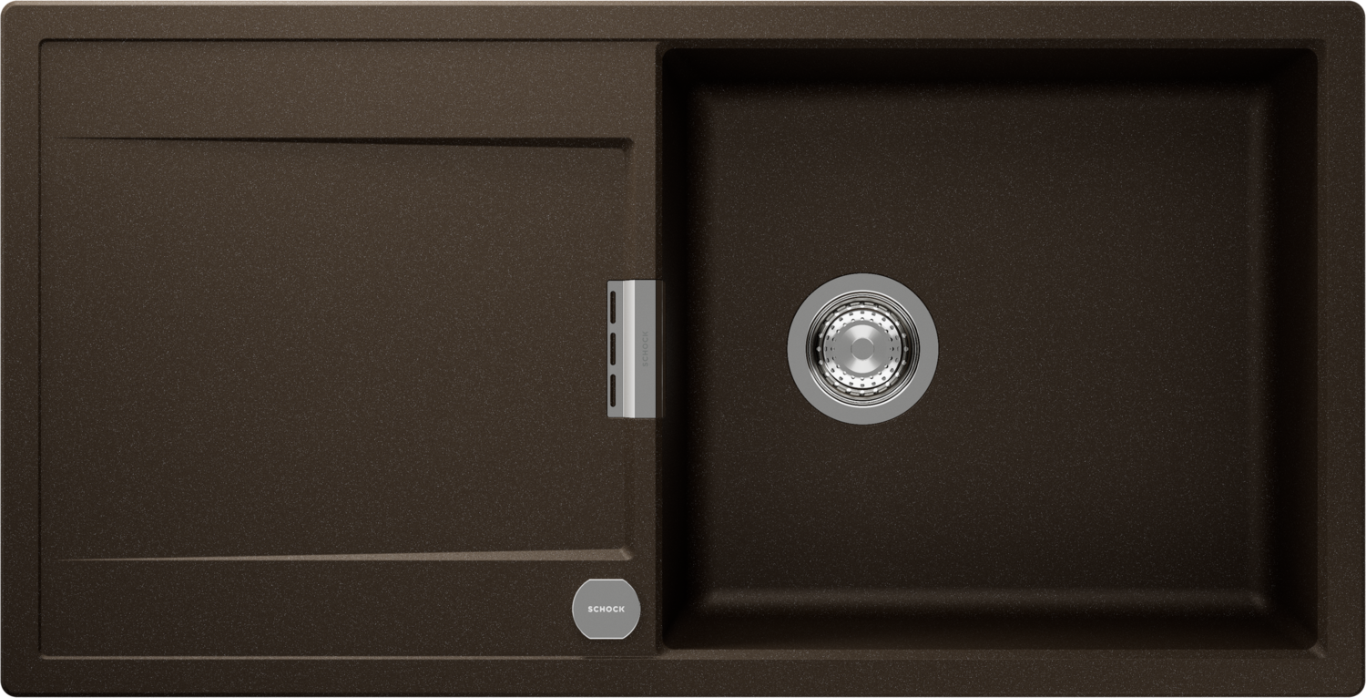 Kitchen Sink Mono D-100L Brown (Bronze) CRISTADUR®