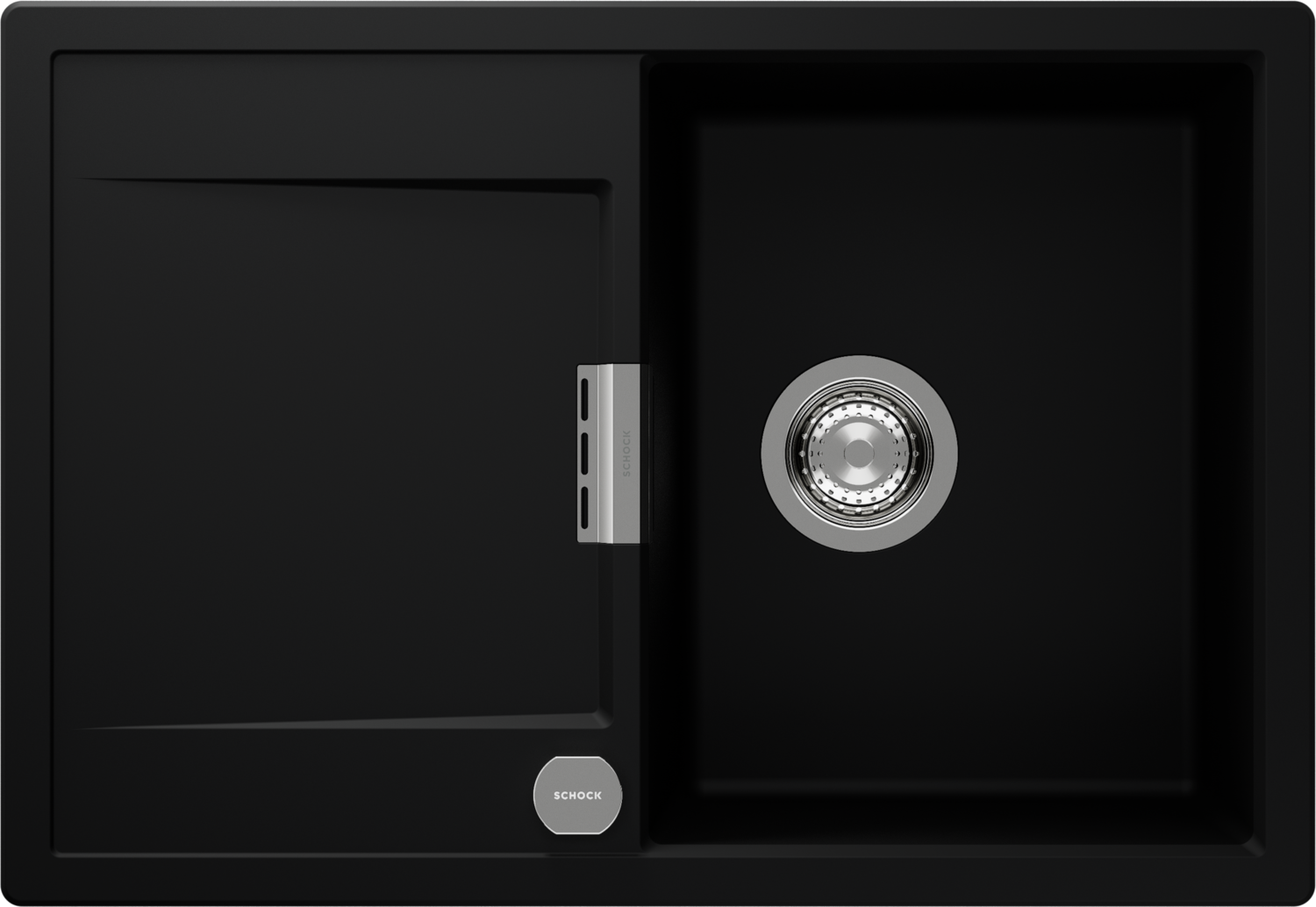 Kitchen Sink Mono D-100S Black (Night) CRISTADUR®