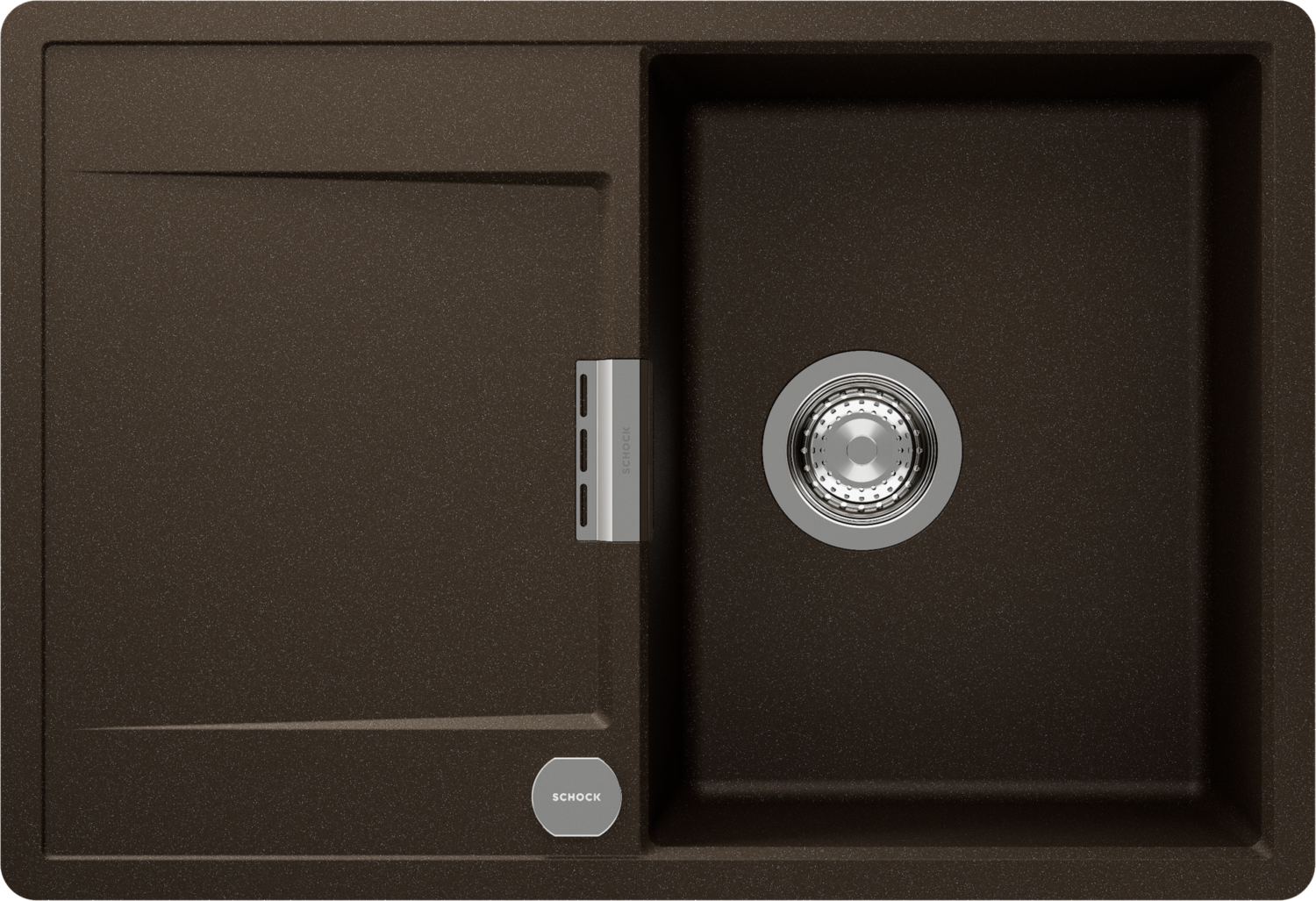 Kitchen Sink Mono D-100S Brown (Bronze) CRISTADUR®