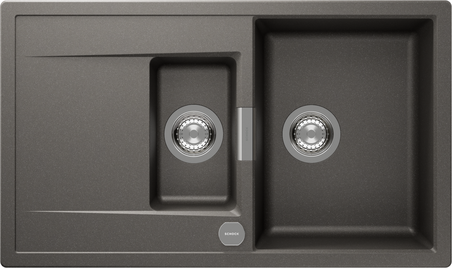 Dřezy Mono D-150 šedý tón (Silverstone) CRISTADUR®