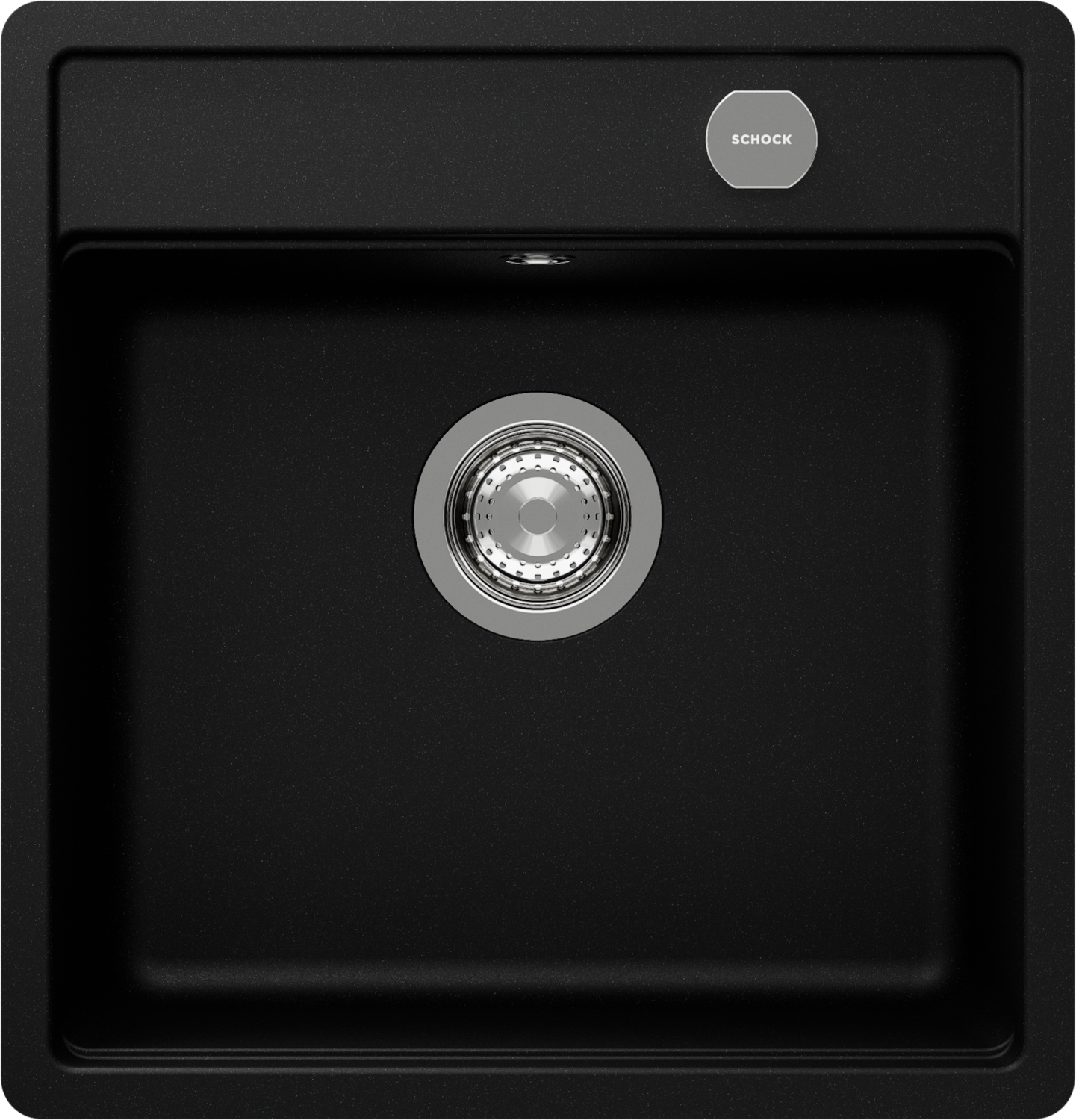 Kitchen Sink Mono N-100S Black (Puro) CRISTADUR®