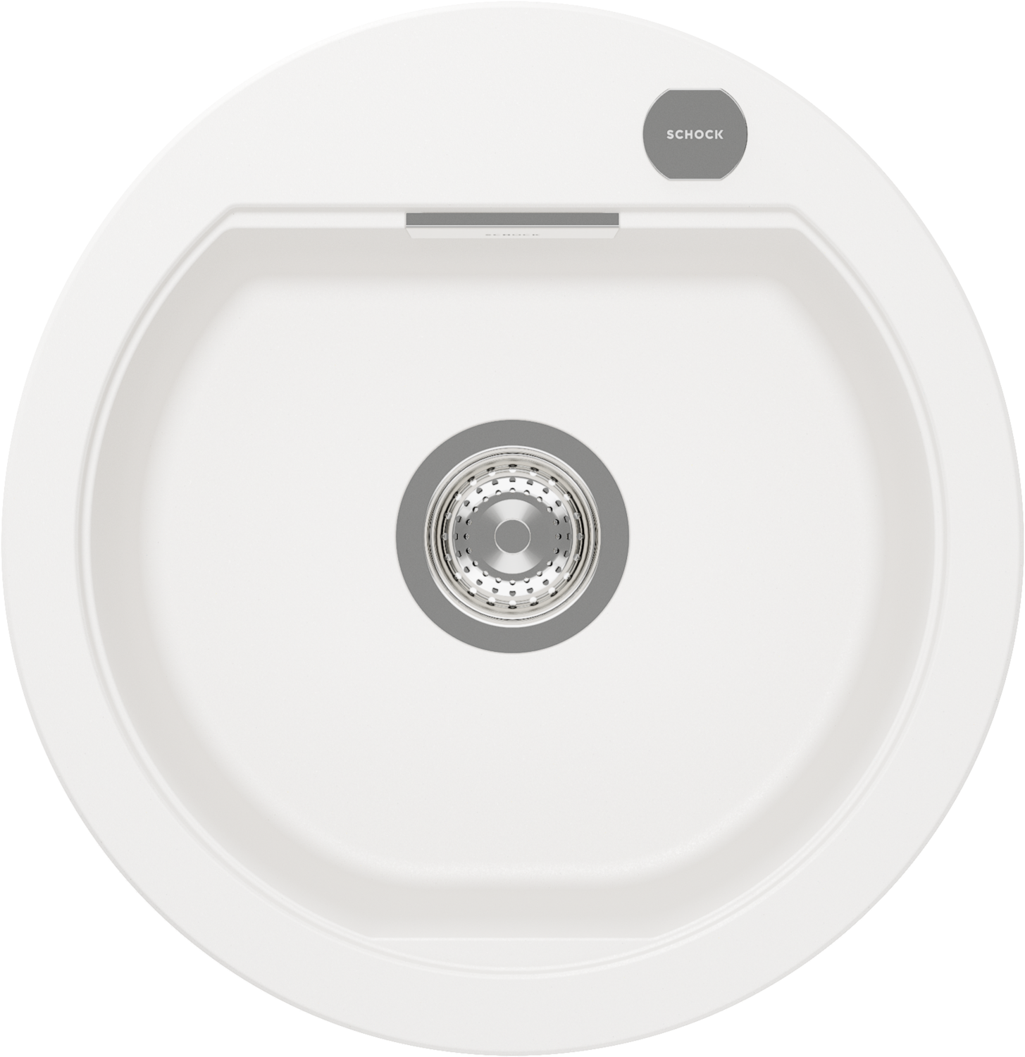 Kitchen Sink Mono R-100 White (Polaris) CRISTADUR®