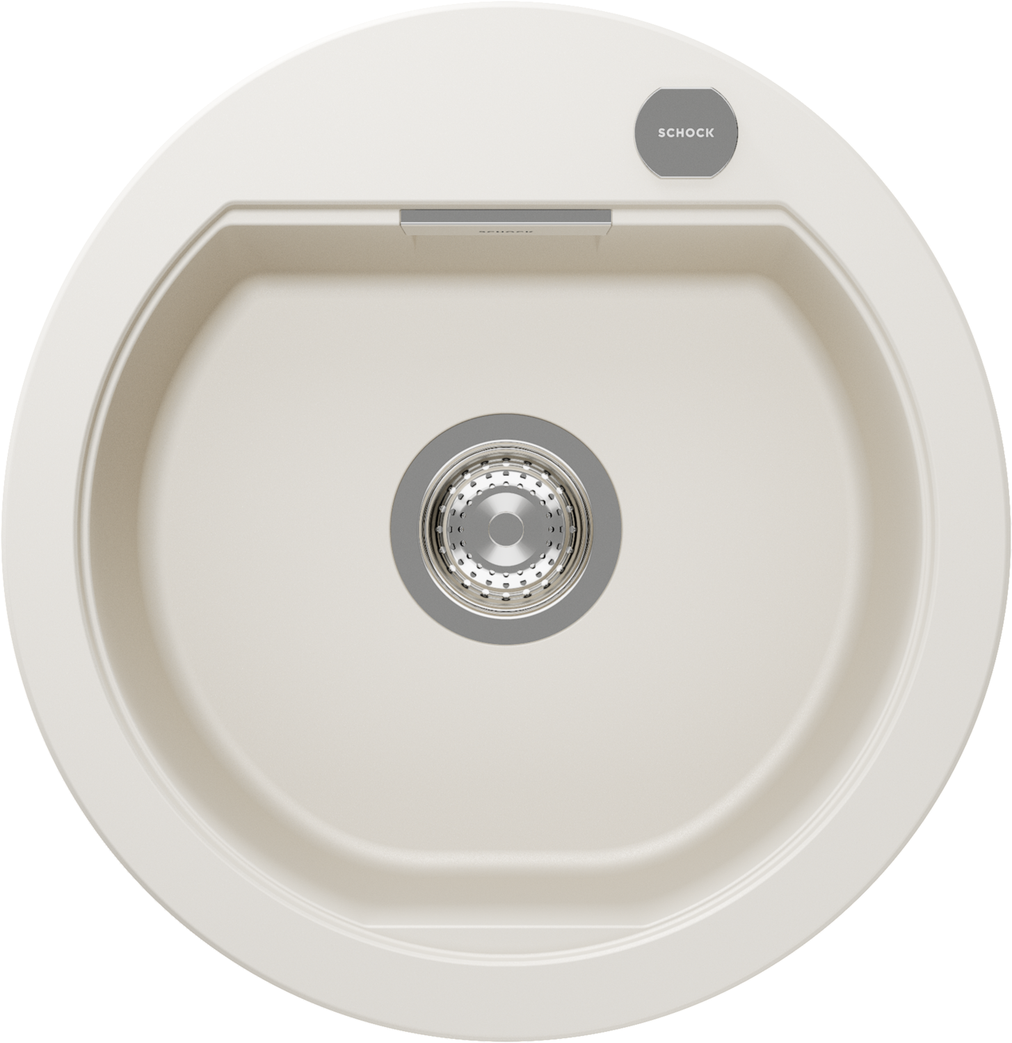 Küchenspüle Mono R-100 Beige (Magnolia) CRISTADUR®