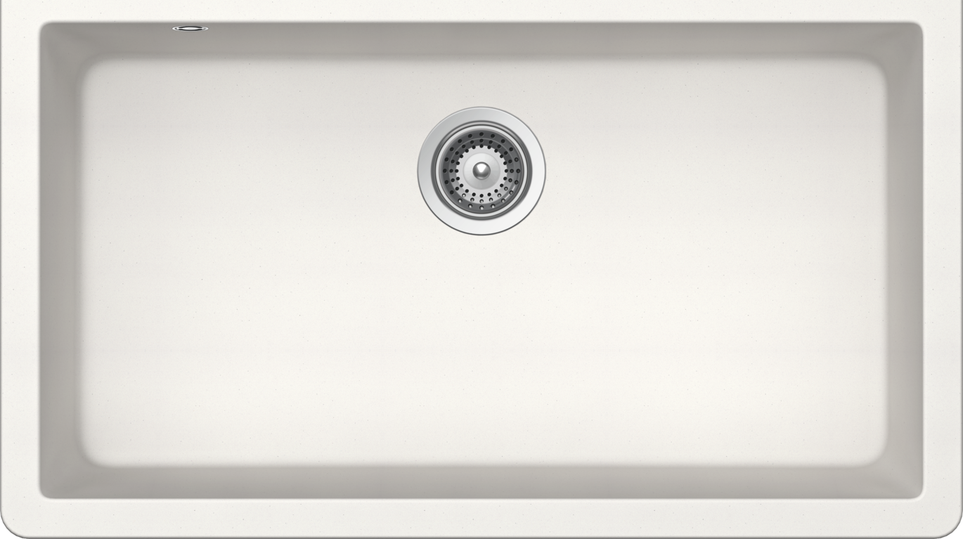 Kitchen Sink Montano N-100XLY White (Polaris) CRISTADUR®