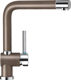 Kitchen Tap Piega Bronze L-Form Fix