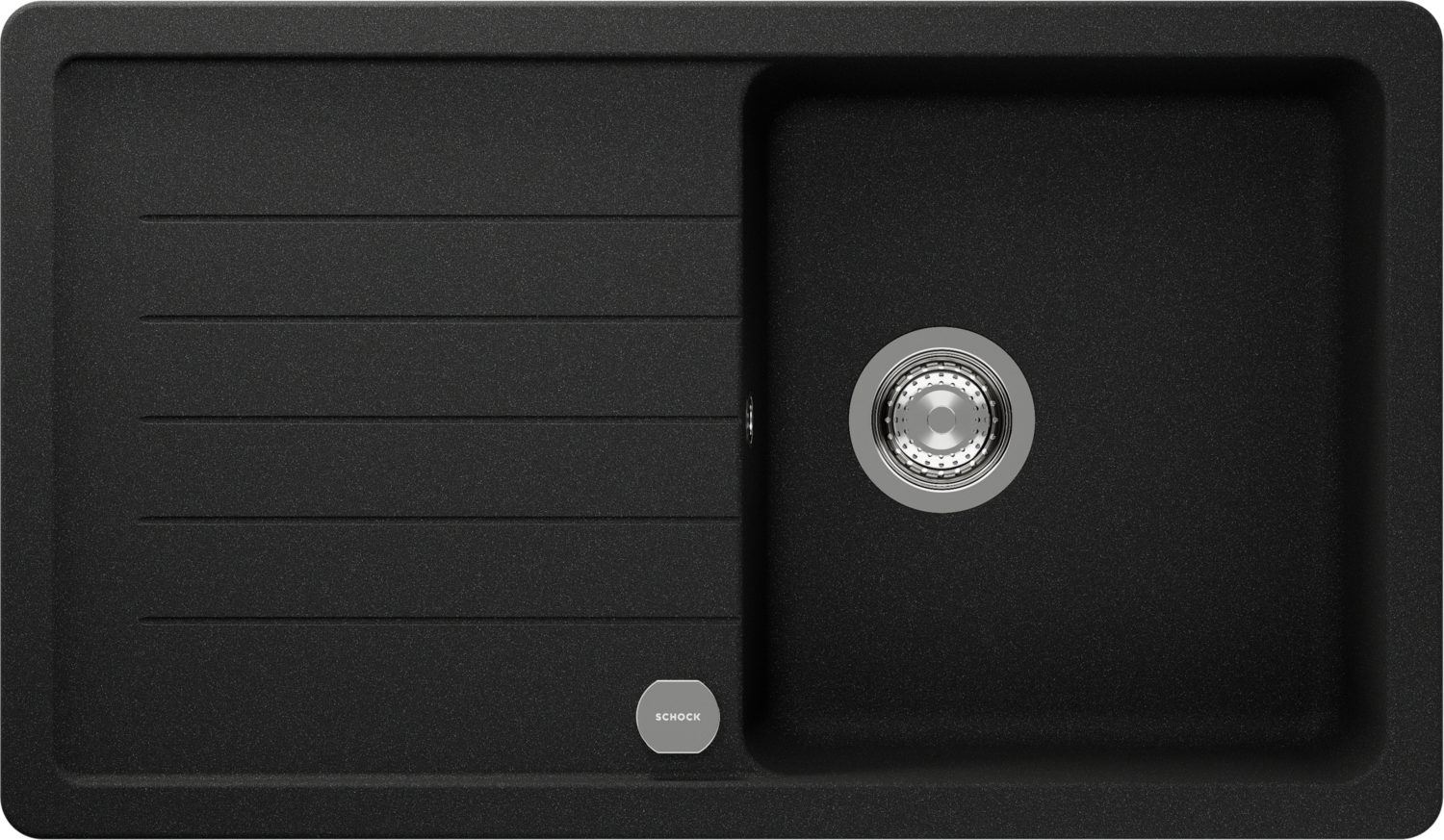 Kitchen Sink Pinedo D-100 Black (Onyx) CRISTALITE®