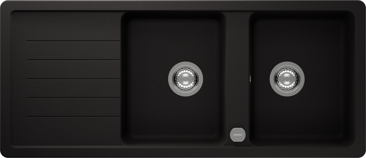Kitchen Sink Pinedo D-200 Black (Nero) CRISTALITE®