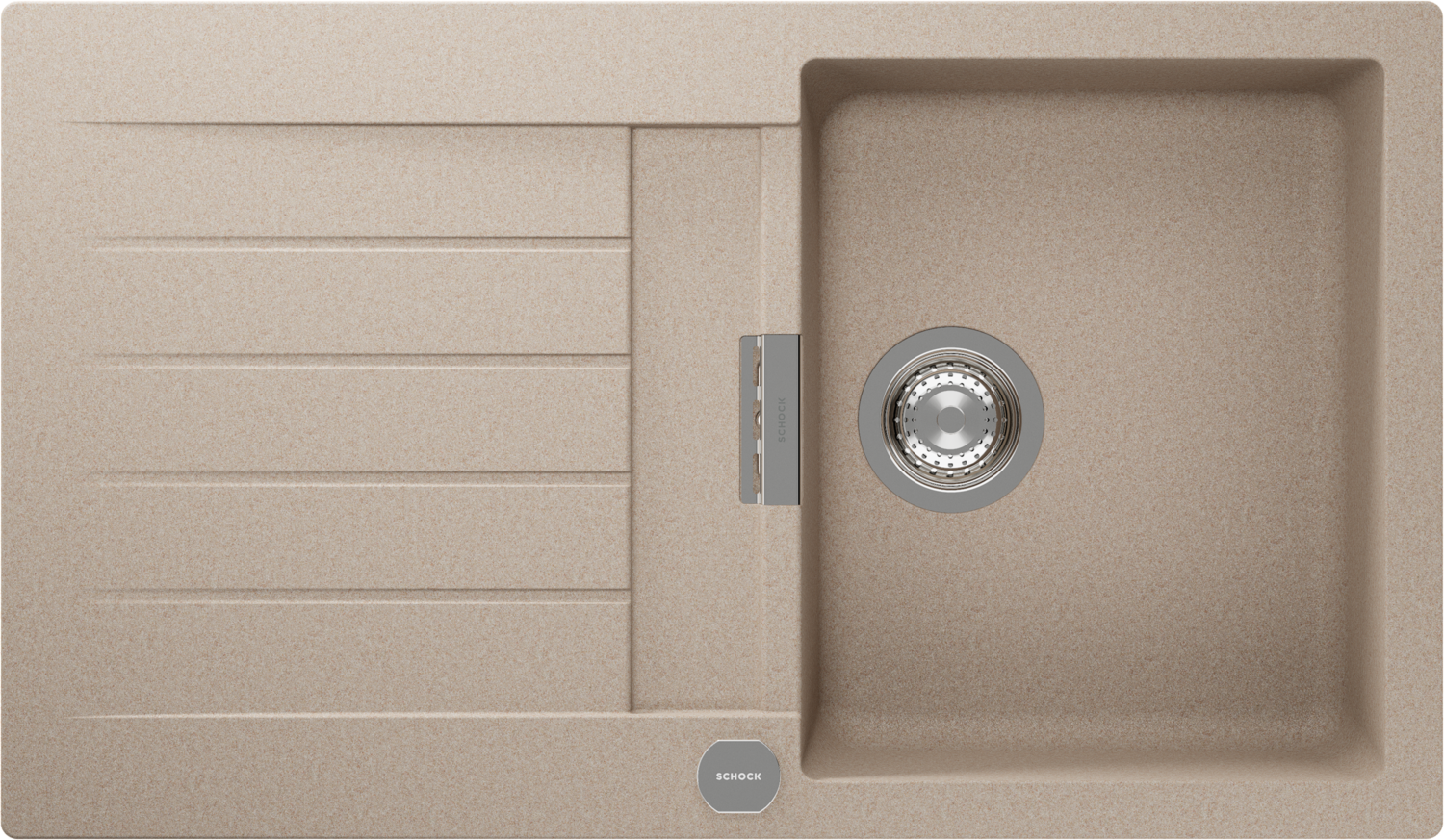 Kitchen Sink Primus D-100 Beige (Sabbia) CRISTALITE®