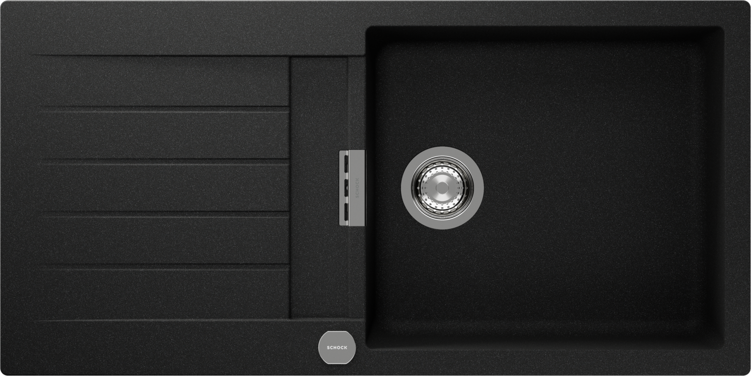 Kitchen Sink Primus D-100L Black (Onyx) CRISTALITE®