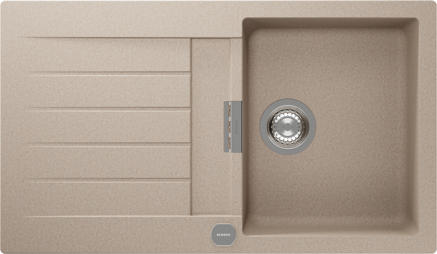 Kitchen Sink Primus D-100 Beige (Sabbia) CRISTALITE®