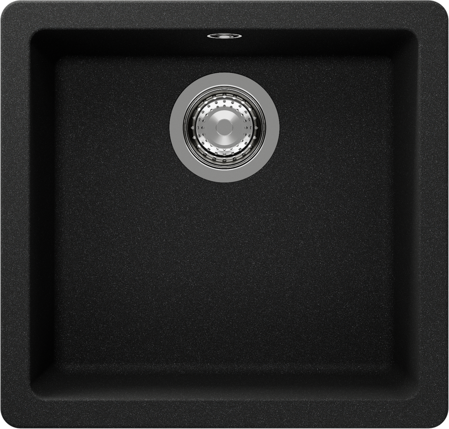 Kitchen Sink Quadro N-100S Black (Onyx) CRISTALITE®