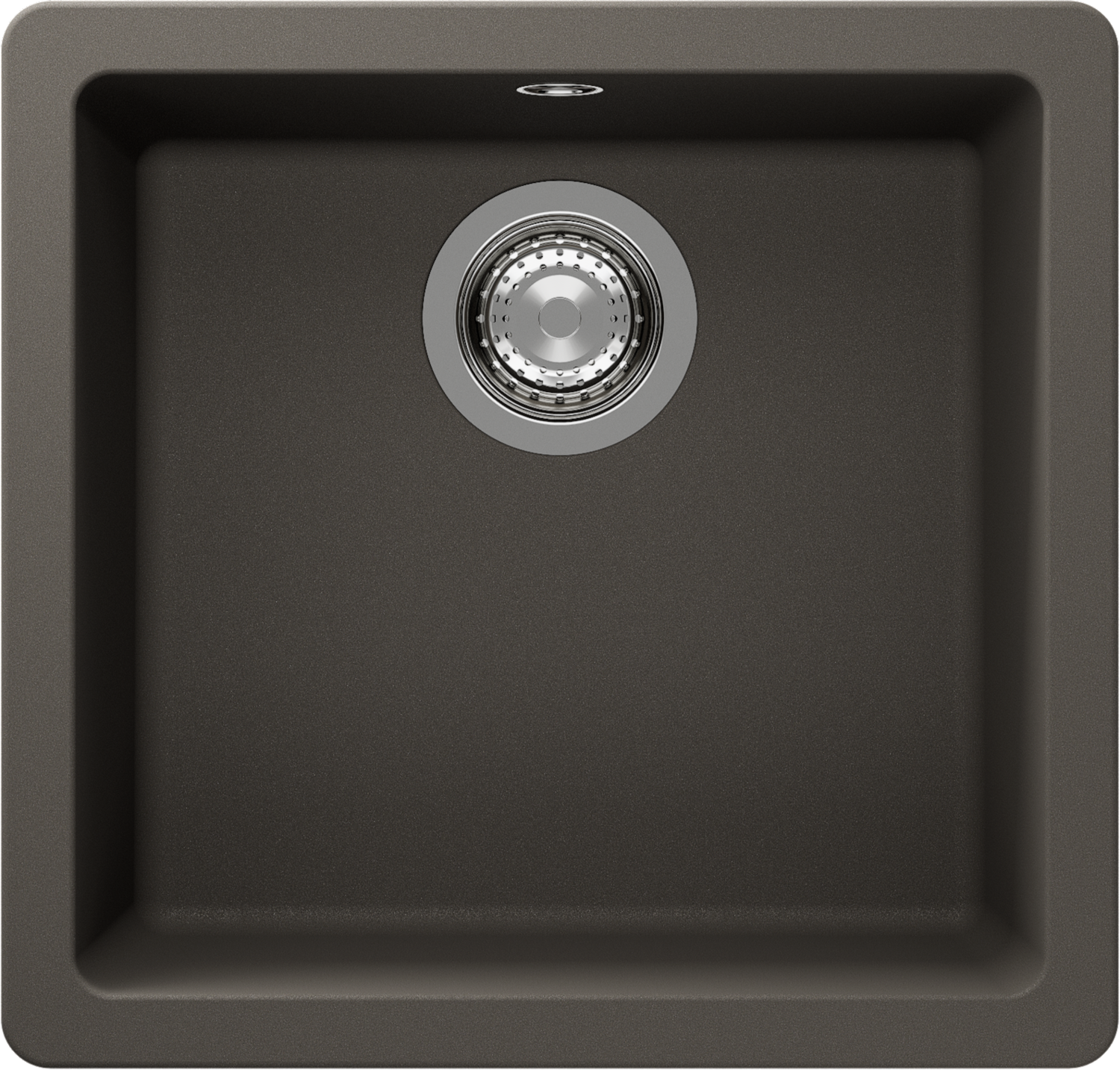Kitchen Sink Quadro N-100S Grey (Asphalt) CRISTALITE®