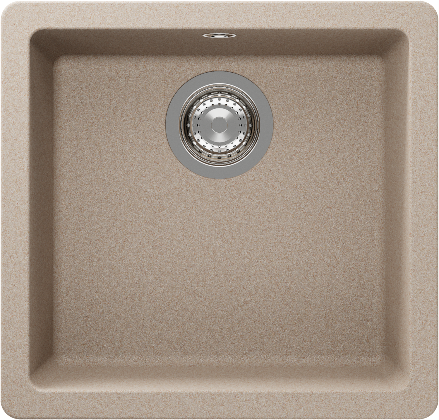 Kitchen Sink Quadro N-100S Beige (Sabbia) CRISTALITE®