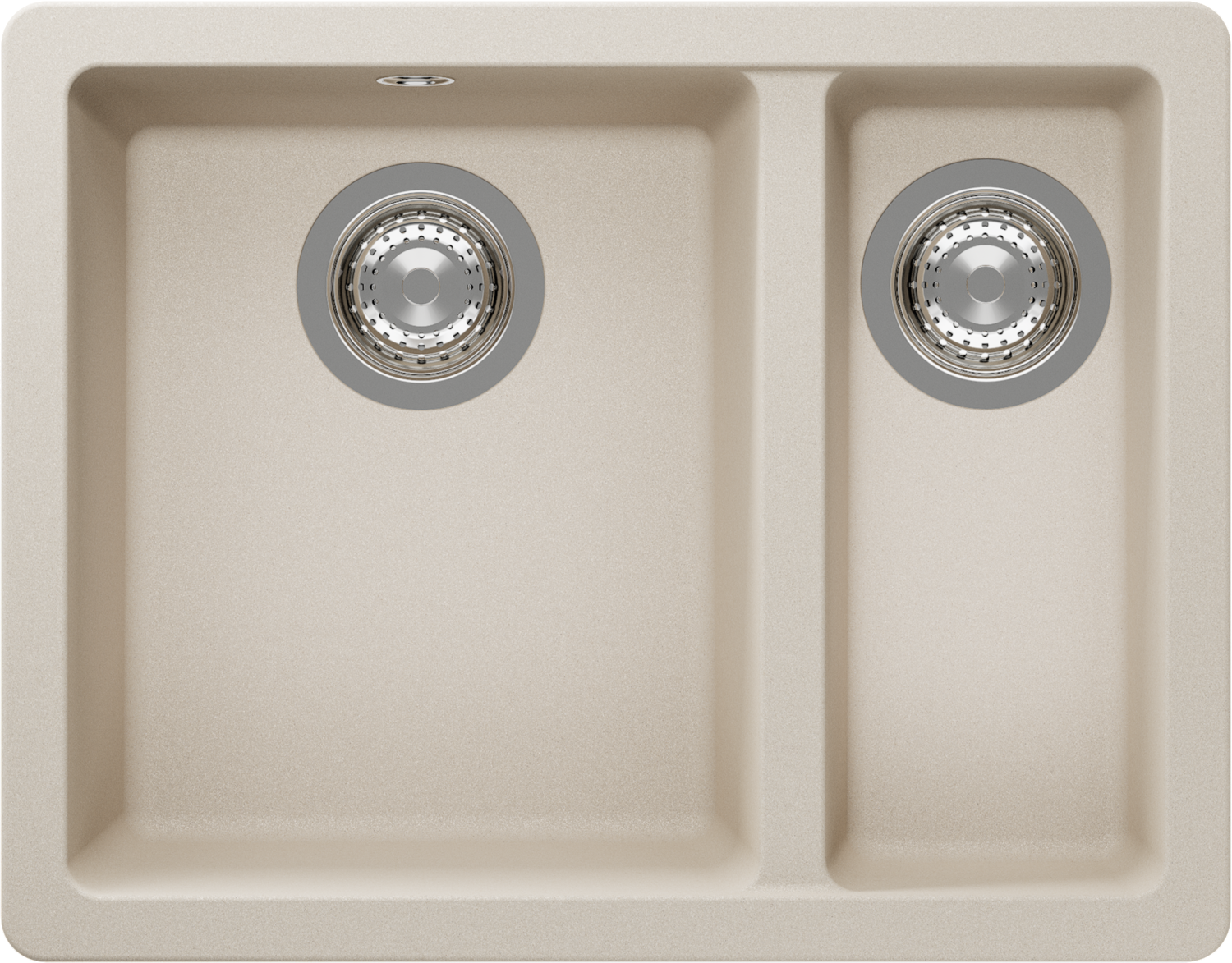 Kitchen Sink Quadro N-150 Beige (Vanilla) CRISTALITE®