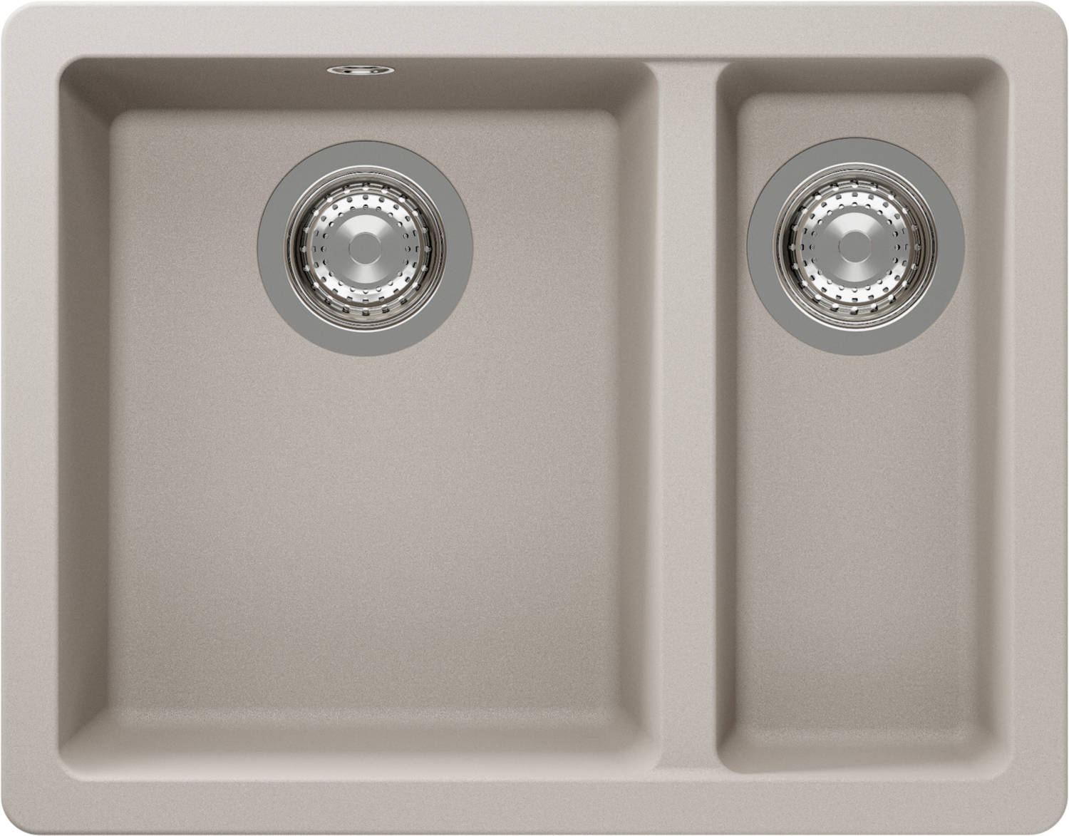 Kitchen Sink Quadro N-150 Beige (Everest) CRISTALITE®