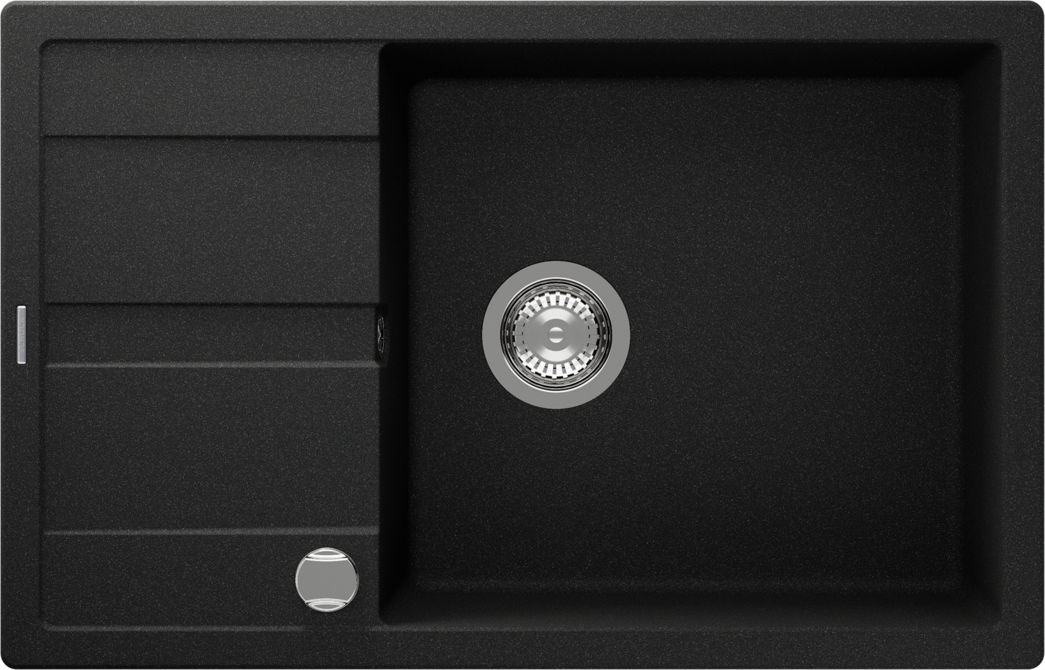 Kitchen Sink Ronda D-100XL Black (Onyx) CRISTALITE®
