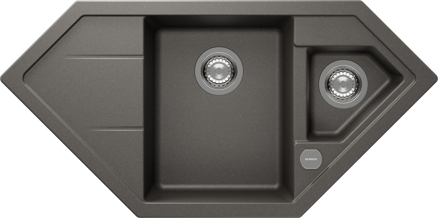 Küchenspüle Signus C-150 Grau (Silverstone) CRISTADUR®
