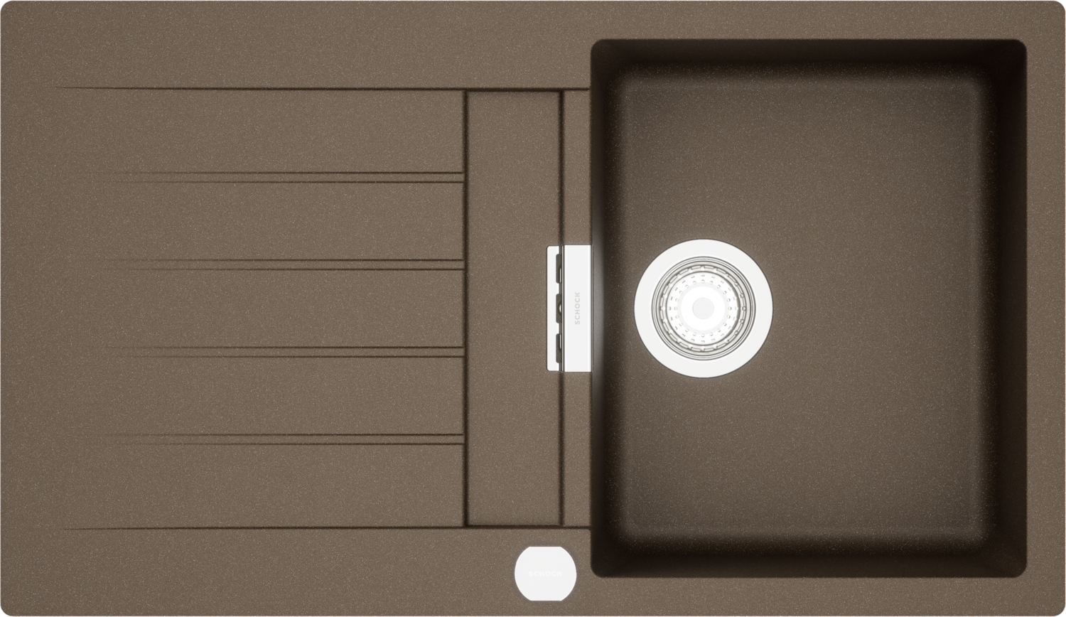 Dřezy Signus D-100 hnětý tón (Bronze) CRISTADUR®