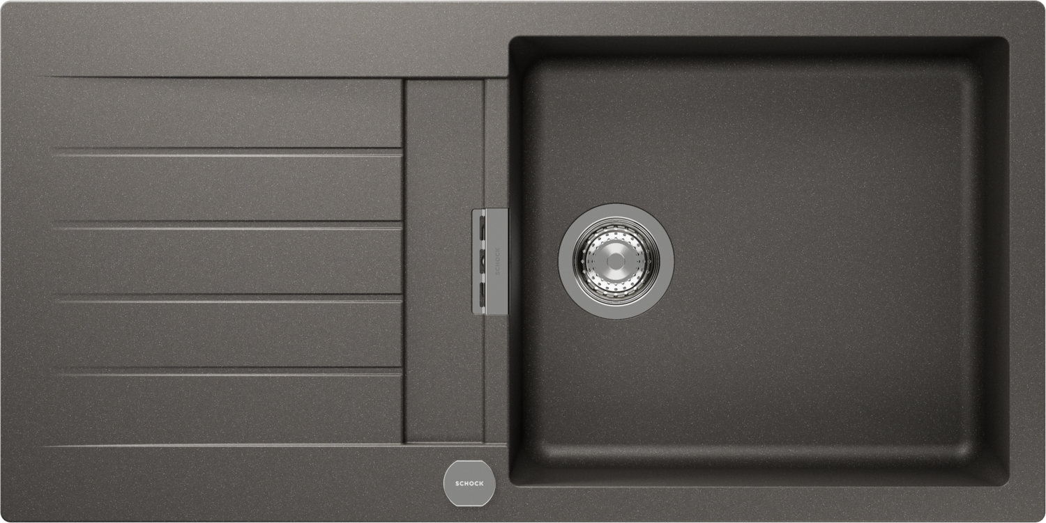 Dřezy Signus D-100L šedý tón (Silverstone) CRISTADUR®