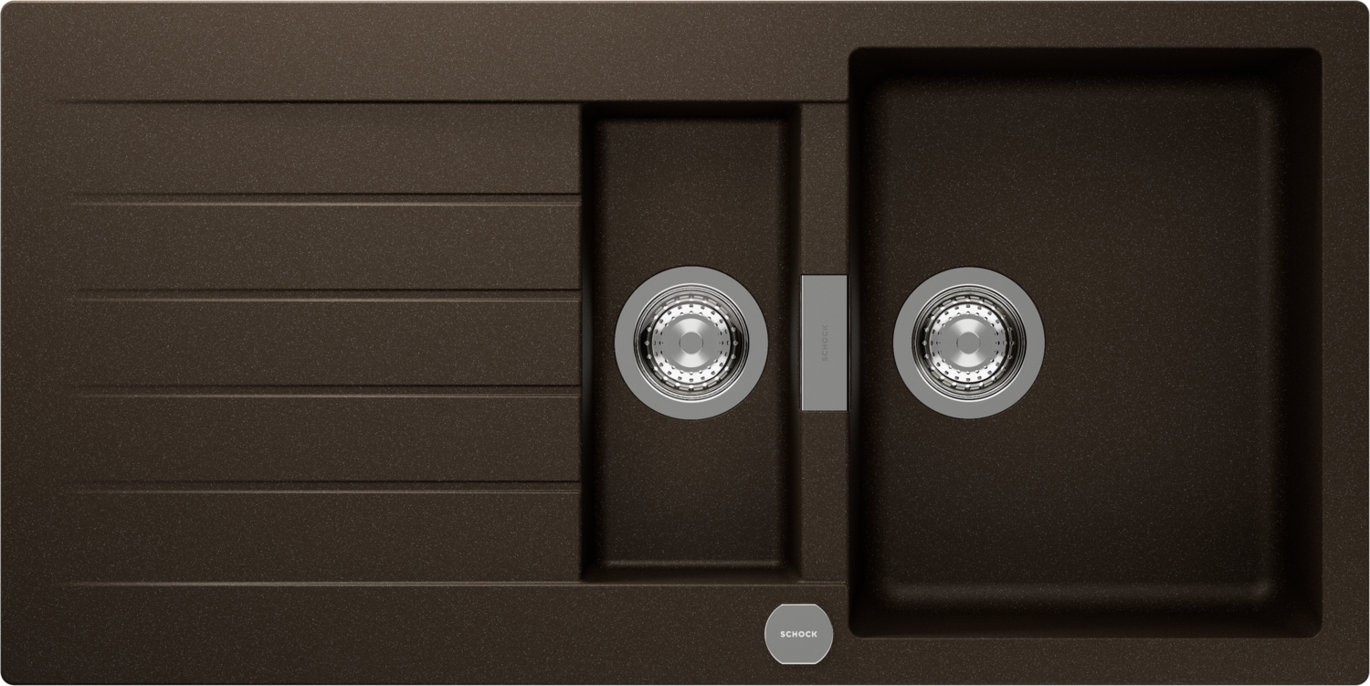 Küchenspüle Signus D-150 Braun (Bronze) CRISTADUR®