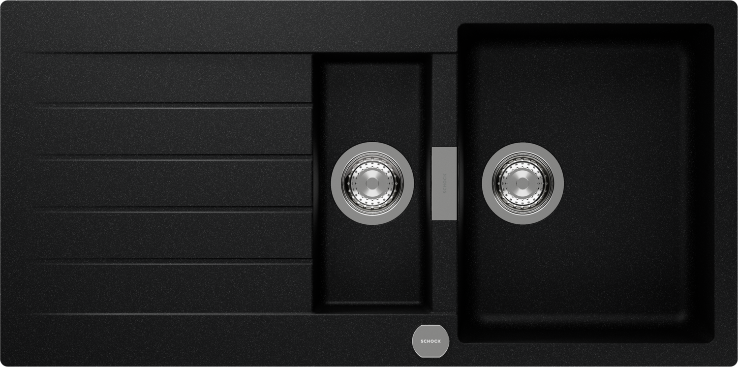 Dřezy Signus D-150 černý tón (Magma) CRISTADUR®