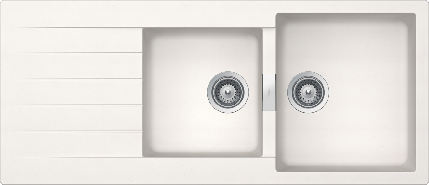 Kitchen Sink Signus D-200 White (Polaris) CRISTADUR®