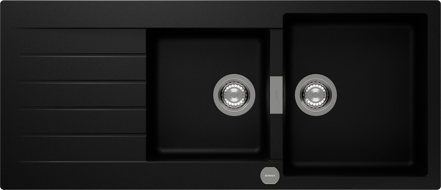 Küchenspüle Signus D-200 Schwarz (Puro) CRISTADUR®