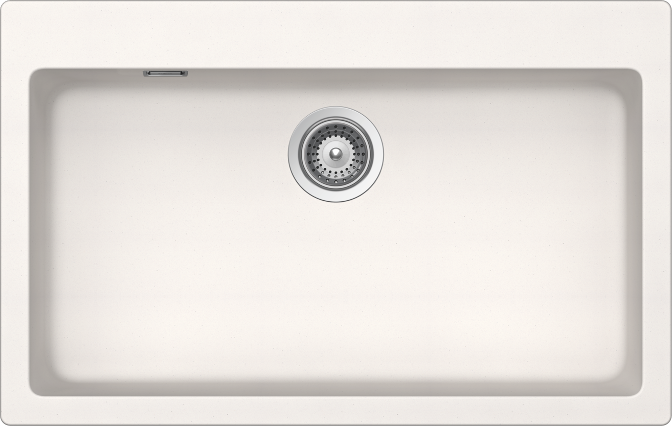 Kitchen Sink Signus N-100XL White (Polaris) CRISTADUR®