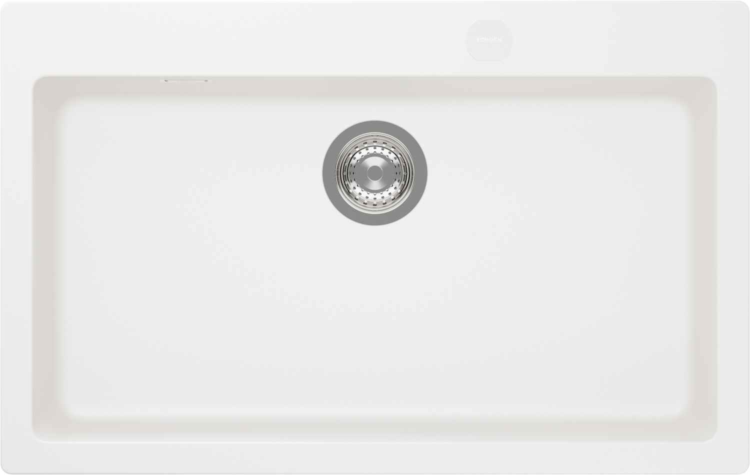 Kitchen Sink Signus N-100XL White (Polaris) CRISTADUR®