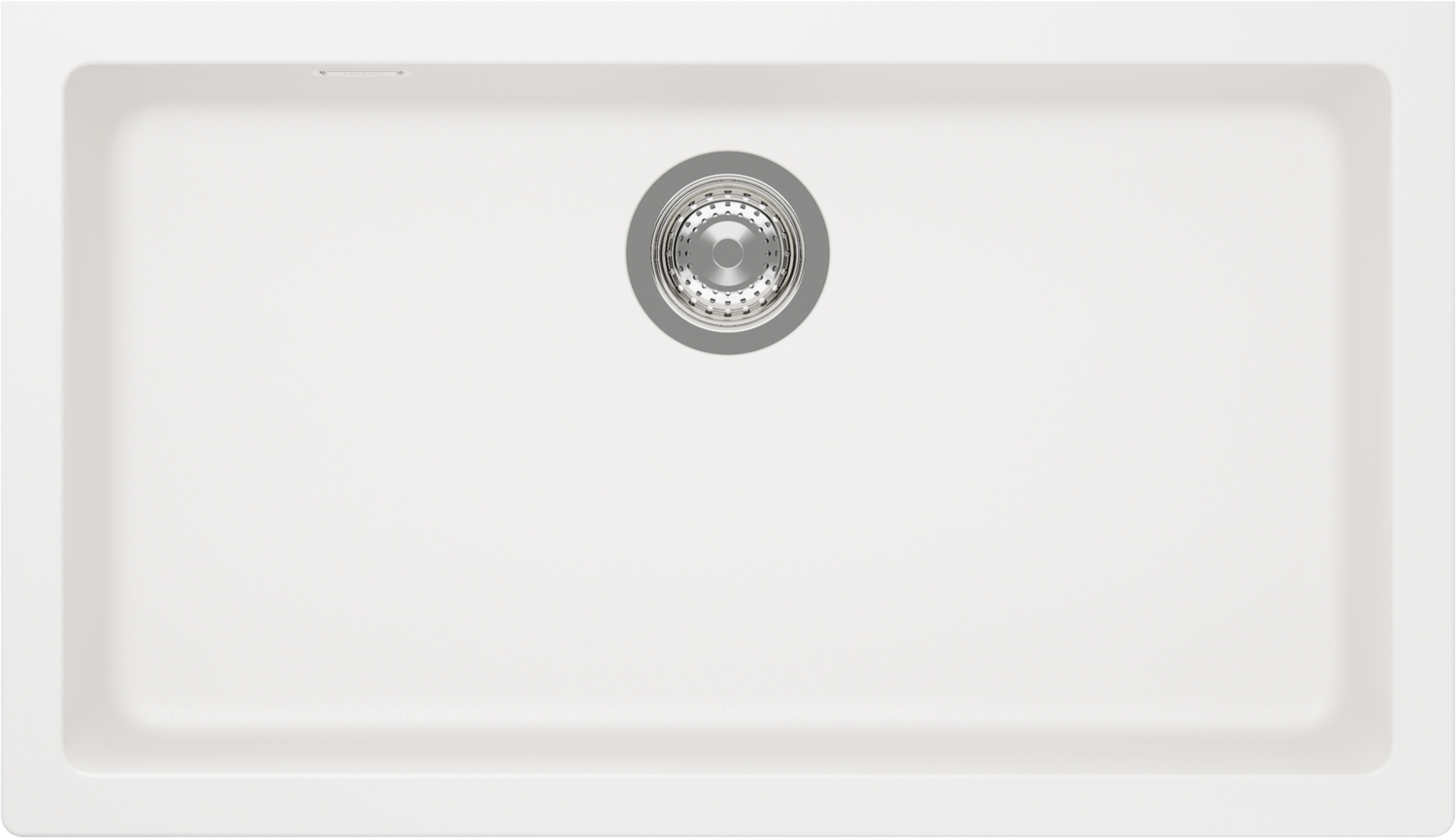 Kitchen Sink Signus N-100XLY White (Polaris) CRISTADUR®