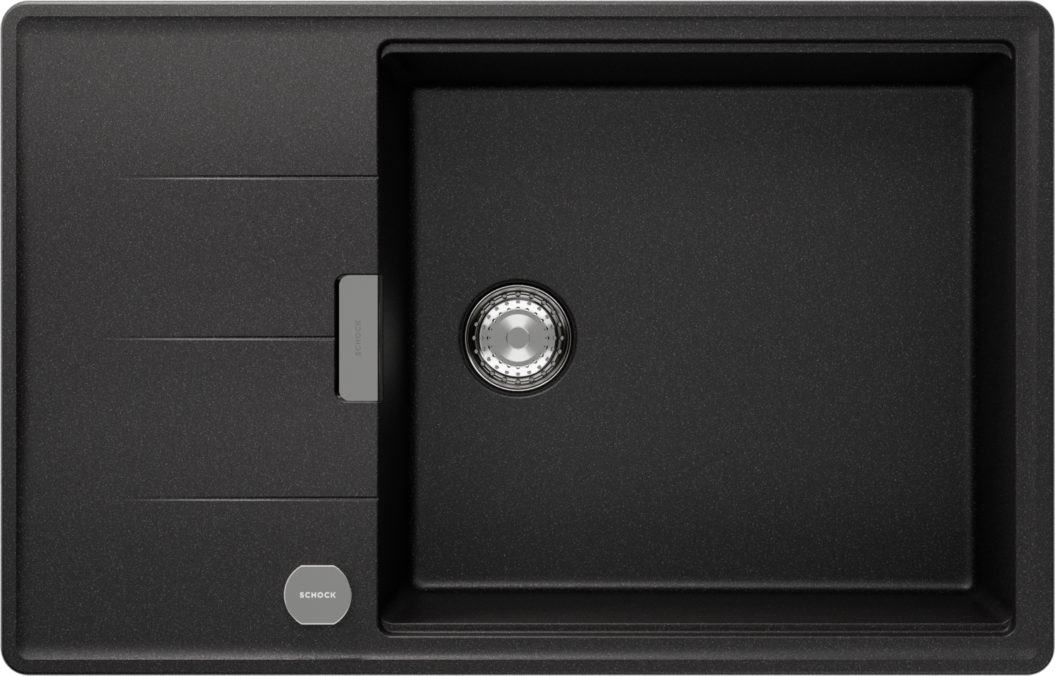 Dřezy Tia D-100LS šedý tón (Stone) CRISTADUR®