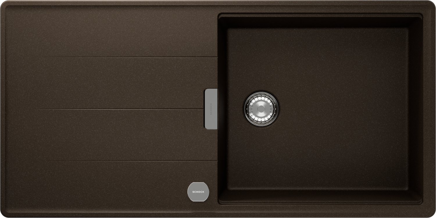 Dřezy Tia D-100L hnětý tón (Bronze) CRISTADUR®