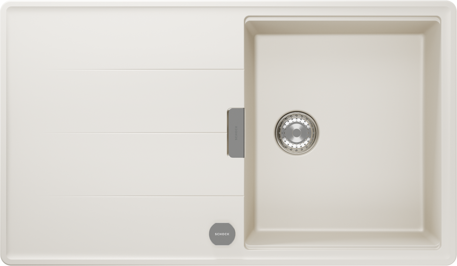 Küchenspüle Tia D-100 Beige (Magnolia) CRISTADUR®