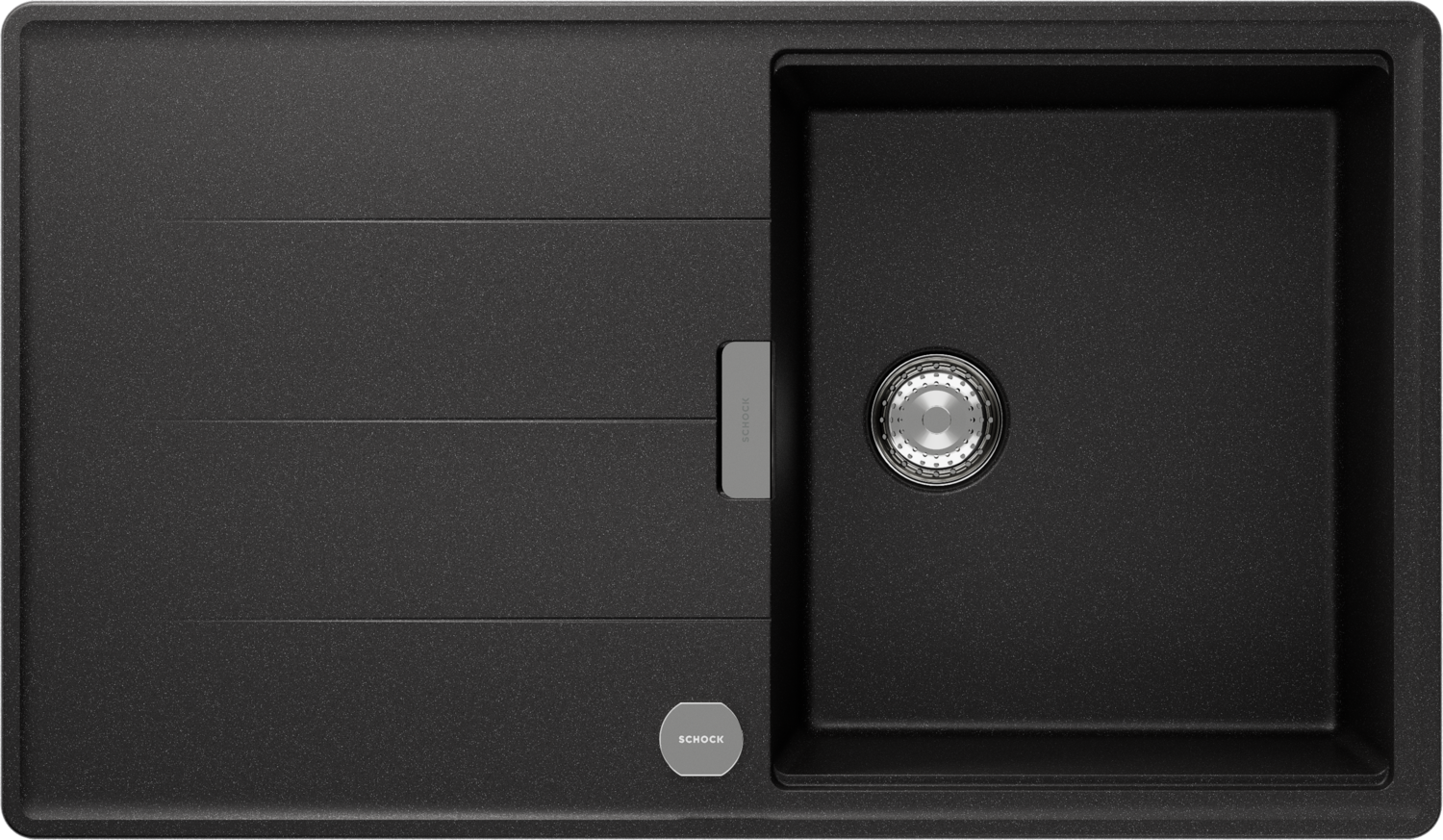 Dřezy Tia D-100 šedý tón (Stone) CRISTADUR®